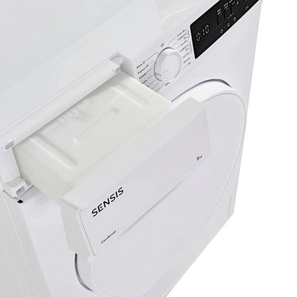 Sensis TDCF018BW 8kg Condenser Tumble Dryer - White