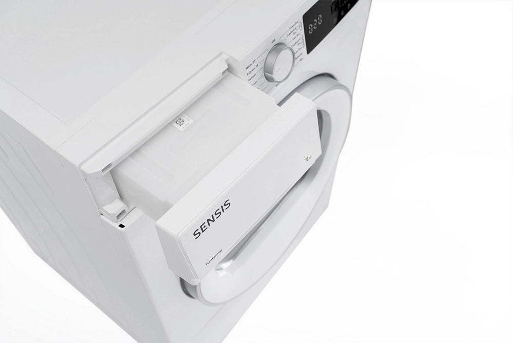 Sensis TDHF018A2W 8kg Heat Pump Tumble Dryer - White