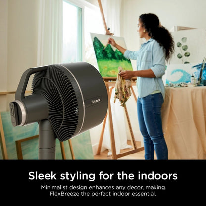 Shark FA220UK FlexBreeze High-Velocity Hybrid Cordless & Corded Fan - Black