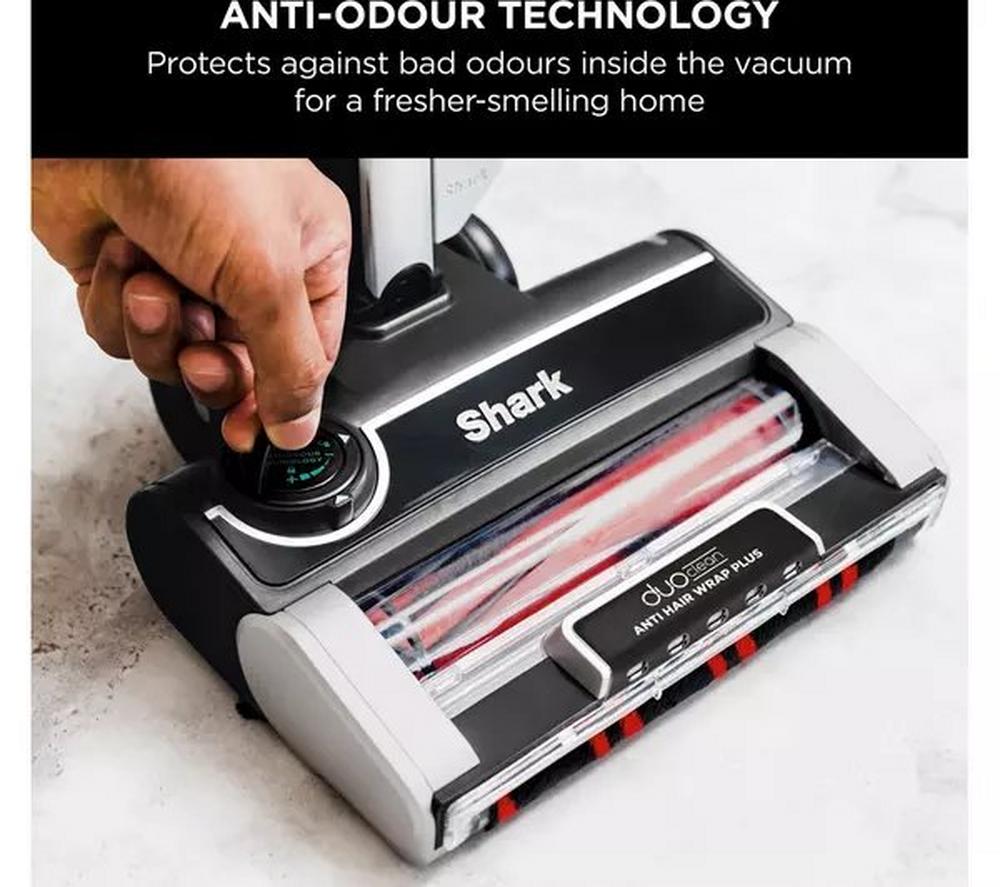 Shark HZ3000UKT Shark Stratos Anti Hair Wrap Plus Anti-Odour Corded Stick Vacuum - Black/Chrome