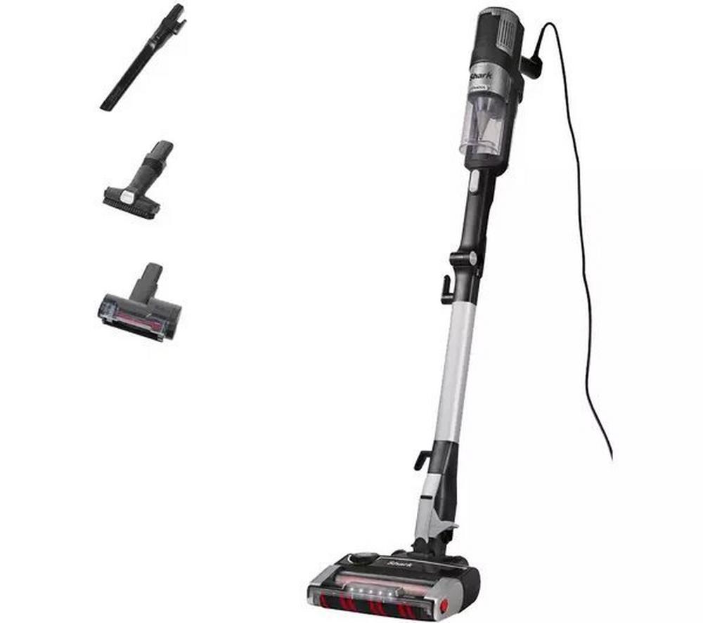Shark HZ3000UKT Shark Stratos Anti Hair Wrap Plus Anti-Odour Corded Stick Vacuum - Black/Chrome