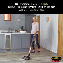 Load image into Gallery viewer, Shark IZ400UK Stratos Cordless Stick Vacuum Cleaner - 60 Minutes Run Time - Gold
