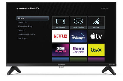 Sharp 1T-C24GD2225K 24" HD Ready Frameless Smart Roku TV