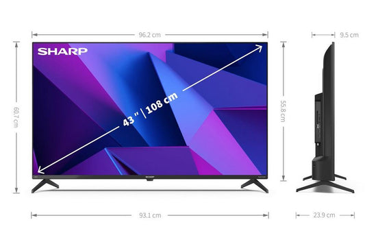 Sharp 4T-C43FN2KL2AB 43"4K Ultra HD Smart TV