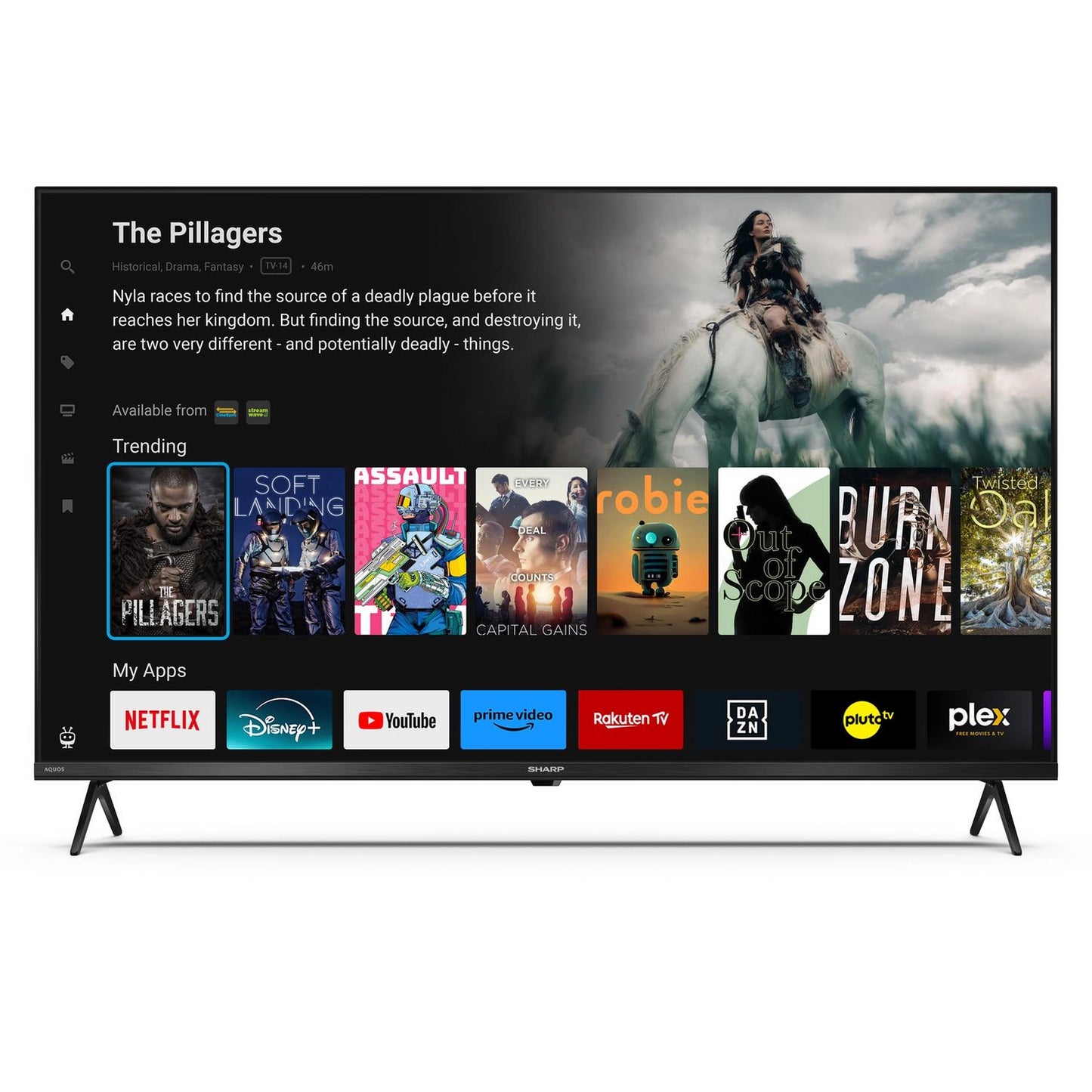 Sharp 4T-C43GK4245KB 43"4K Ultra HD Smart TV