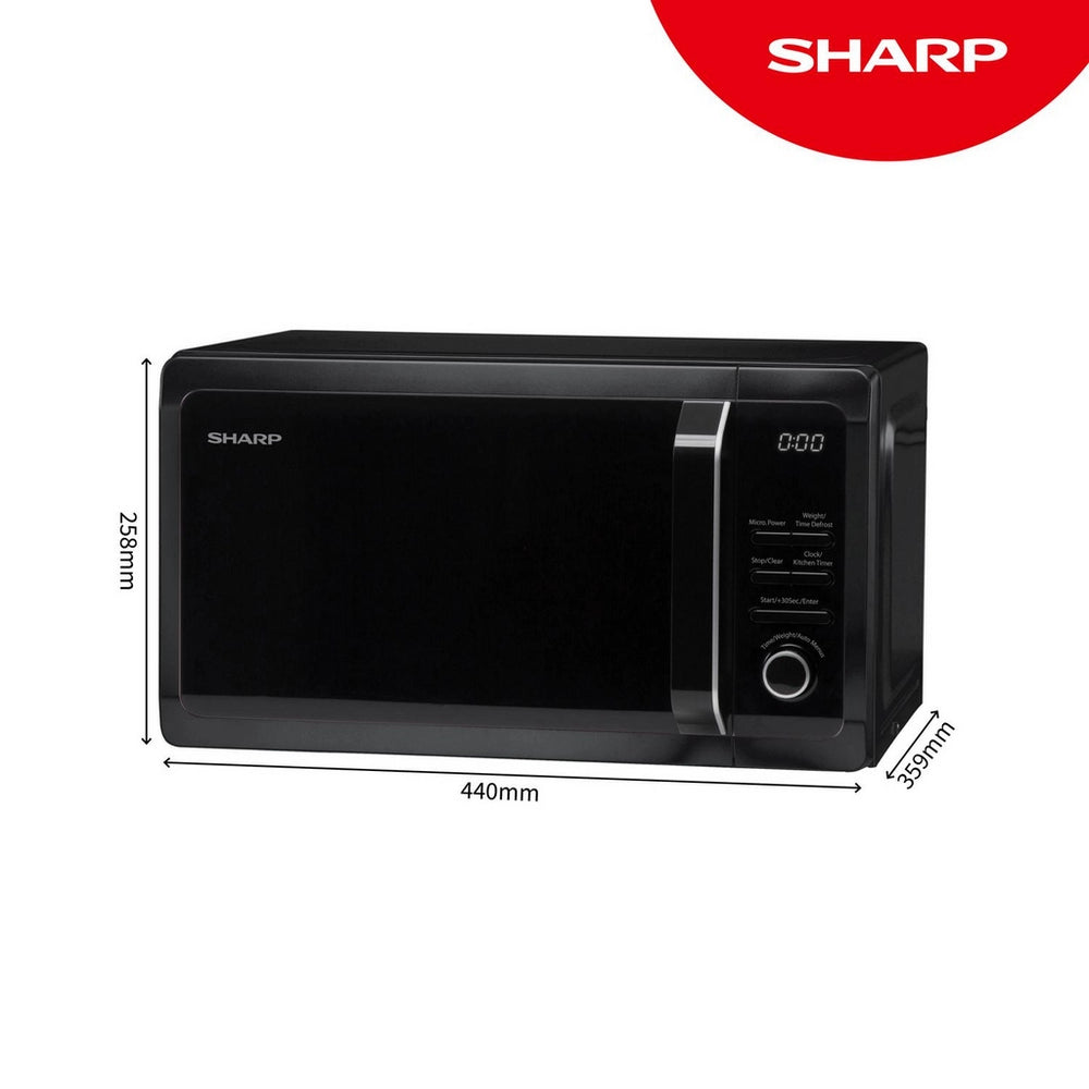Sharp R274KM 20 Litres Microwave - Black