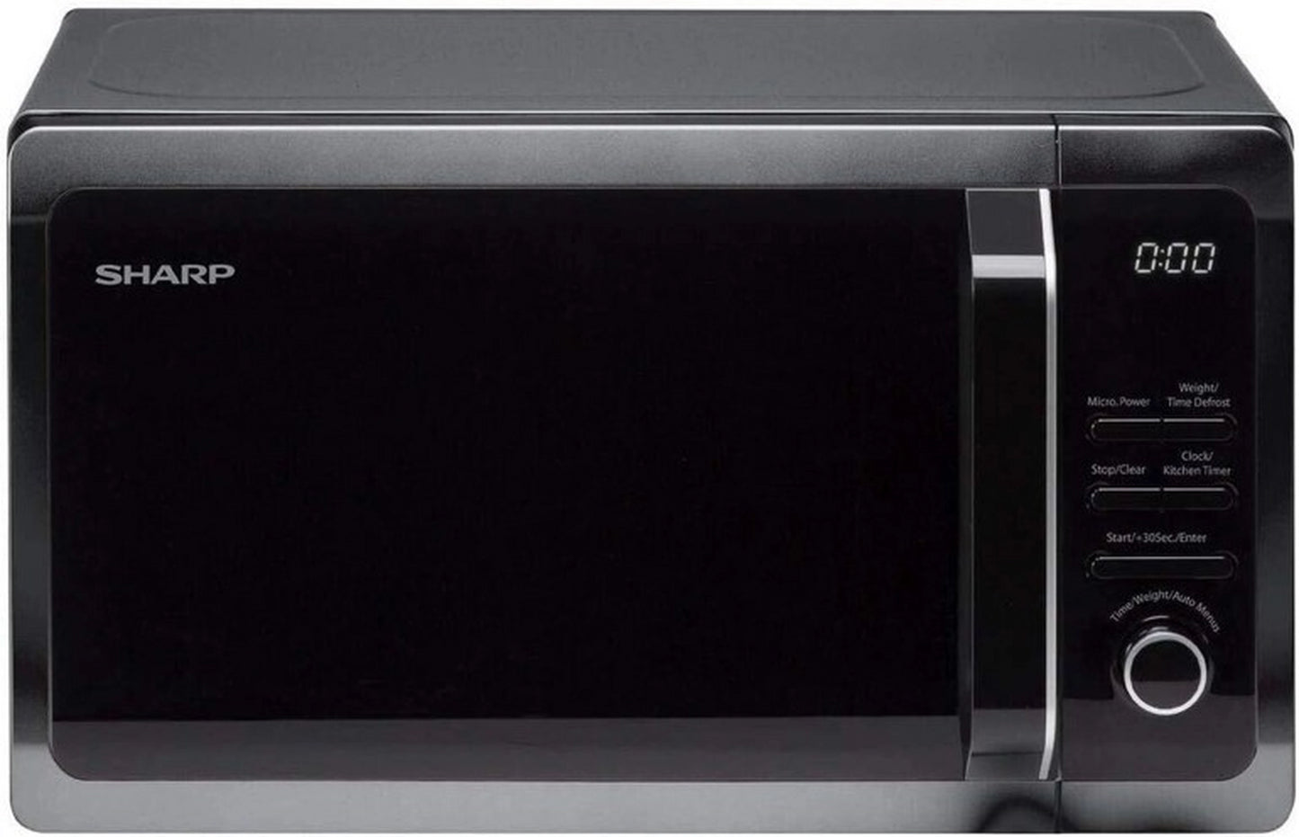 SharpR274KM Solo Digital Microwave 20 Litre Capacity 800 Watt Black