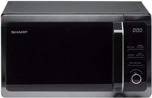 SharpR274KM Solo Digital Microwave 20 Litre Capacity 800 Watt Black