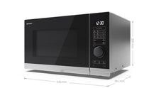 Load image into Gallery viewer, Sharp YC-PG254AU-S 25 Litres Grill Microwave Oven - Silver/Black
