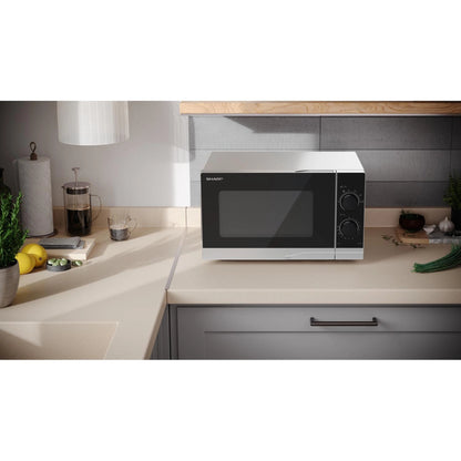 Sharp YC-PS201AU-S 20 Litres 700Watt Microwave Oven - Silver