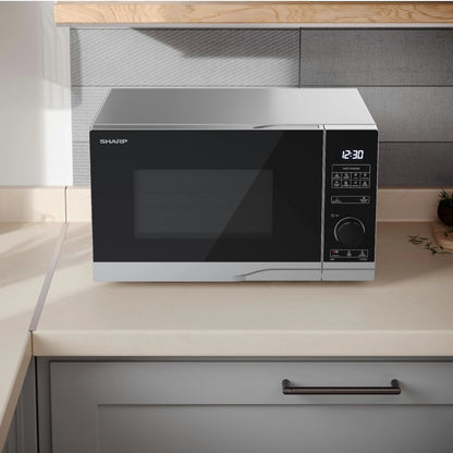 Sharp YC-PS254AU-S 25 Litres Solo Microwave - Silver