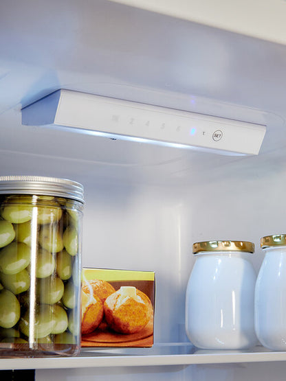Teknix SMF1755W 254L Smart Frost Fridge Freezer, White