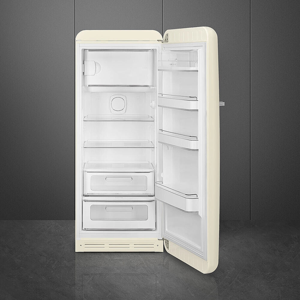 Smeg FAB28RCR6UK 60.1cm Fridge with Freezer Compartment - Cream