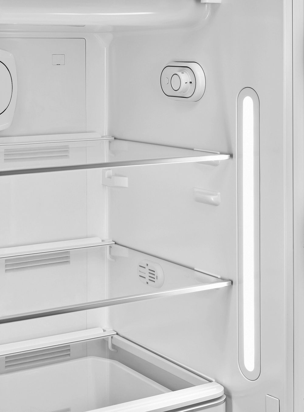 Smeg FAB28RCR6UK 60.1cm Fridge with Freezer Compartment - Cream