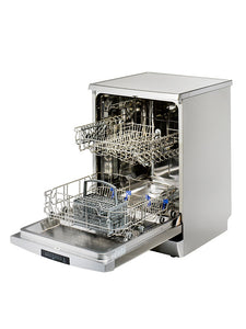 Teknix TFD615S 60cm Freestanding Dishwasher, Stainless Steel