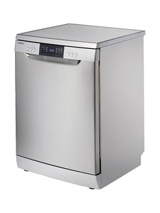 Teknix TFD615S 60cm Freestanding Dishwasher, Stainless Steel