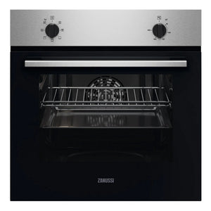 Zanussi ZOHHC0X2 60cm Built In Electric Single Oven - Stainless Steel