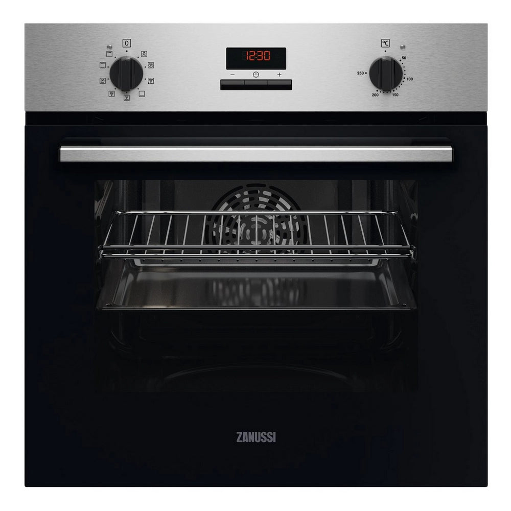 Zanussi ZOHHE2X2 60cm Built In Electric Single Oven - Stainless Steel