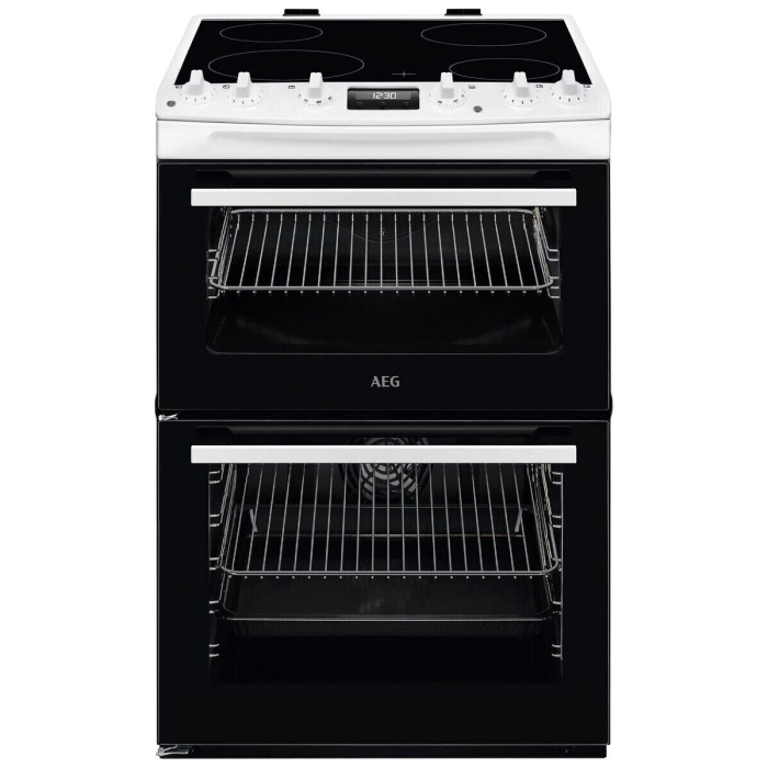AEG CCX6501ACW 5000 SurroundCook Cooker with Ceramic Hob - White
