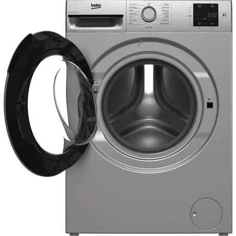 Beko BMN3WT3841S 8kg 1400 Spin EnergySpin Washing Machine - Silver