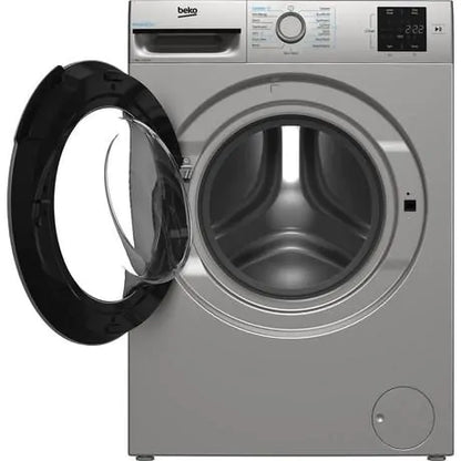 Beko BMN3WT3841S 8kg 1400 Spin EnergySpin Washing Machine - Silver