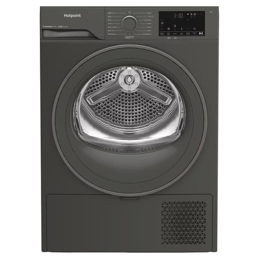 Hotpoint CHSD82MGGUK Freestanding 8kg Heat Pump Tumble Dryer Grey