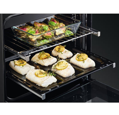 AEG CCX6740ACW 6000 SteamBake 60cm Electric Induction Cooker - White