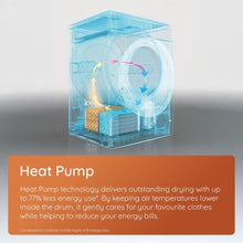 Load image into Gallery viewer, Hotpoint CHSD82MWWUK Freestanding 8kg Heat Pump Tumble Dryer
