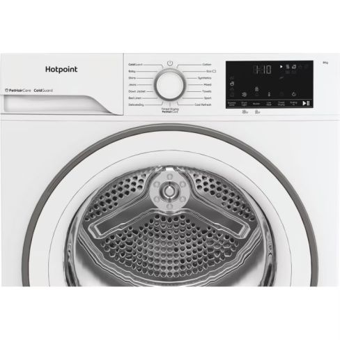 Hotpoint CHSD82MWWUK Freestanding 8kg Heat Pump Tumble Dryer
