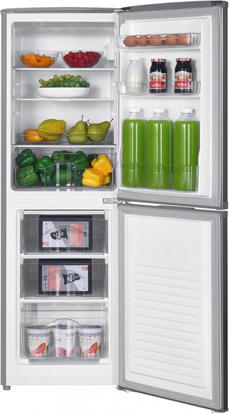 Cookology CFF1425050IX/E 142 Litres 50/50 Split Freestanding Fridge-Freezer Inox
