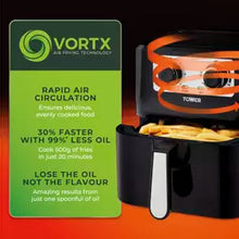 Load image into Gallery viewer, Tower T17090 Vortx 5 Litre Manual Air Fryer
