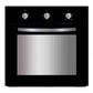 SIA FSO59BL Single Electric Built In Fan Oven In Black