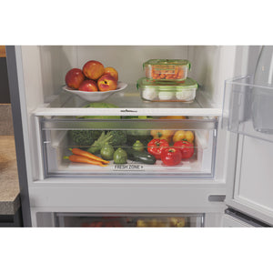 Hotpoint HBTNF60182XUK 60cm 50/50 INOX fridge freezer: frost free