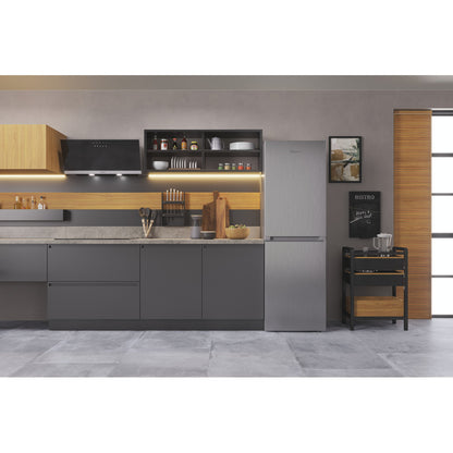 Hotpoint HBTNF60182XUK 60cm 50/50 INOX fridge freezer: frost free