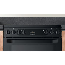 Load image into Gallery viewer, Hotpoint HDM67V92HCB/UK 60cm Electric Double cooker - Black
