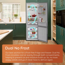 Load image into Gallery viewer, Hotpoint HPKF5351XP4UK Dual No Frost 3 Door  Fridge Freezer with VitalCare - Brushed Steel
