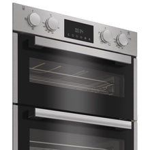 Load image into Gallery viewer, Hotpoint DUH12D1IX Built Under Electric Fan Oven 48L / 38L - Stainless Steel with Telescopic Shelf
