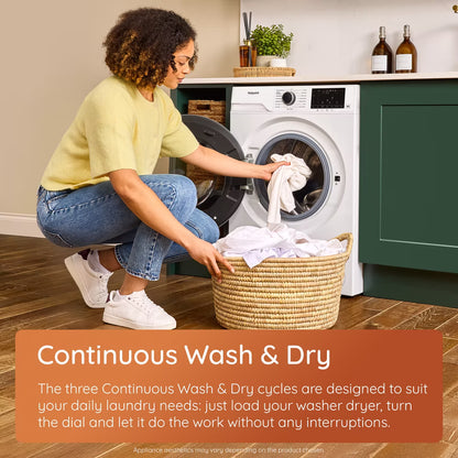 Hotpoint HBD8680GANTISTAINUK AntiStain 8kg Wash 6kg Dry Washer Dryer with PetHairCare