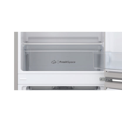 Indesit IB55732SUK 55cm Low Frost Freestanding fridge freezer - Silver