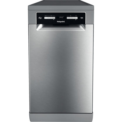 Hotpoint HSFO 3T223 W X UK N Dishwasher - Inox