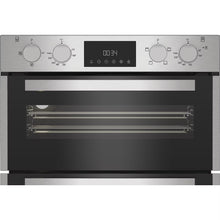 Load image into Gallery viewer, Hotpoint DUH12D1IX Built Under Electric Fan Oven 48L / 38L - Stainless Steel with Telescopic Shelf
