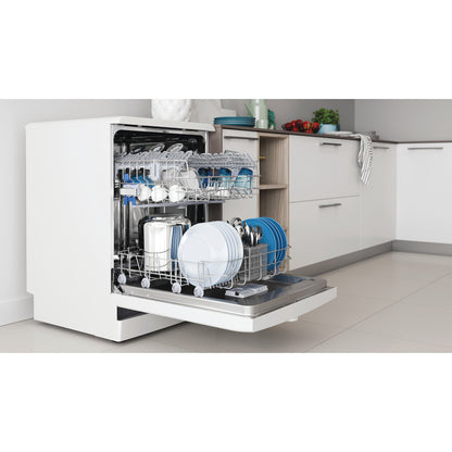 Indesit  D2FHK26UK Dishwasher: full size, white