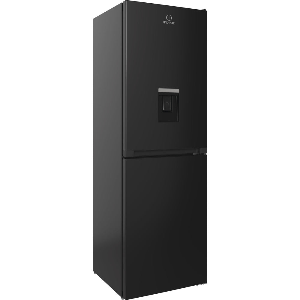 Indesit Total No Frost IBTNF 60182 B AQUA UK Fridge Freezer - Black