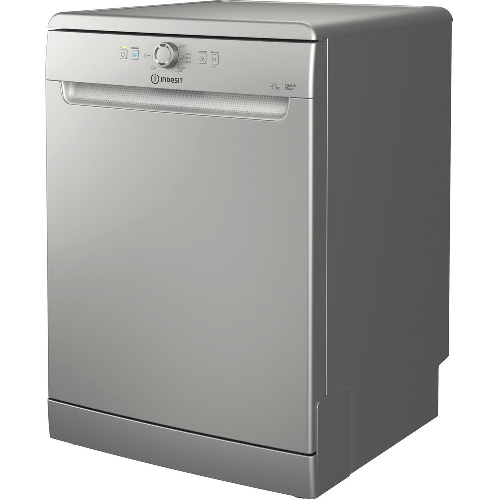 Indesit D2FHK26SUK Dishwasher: full size, silver