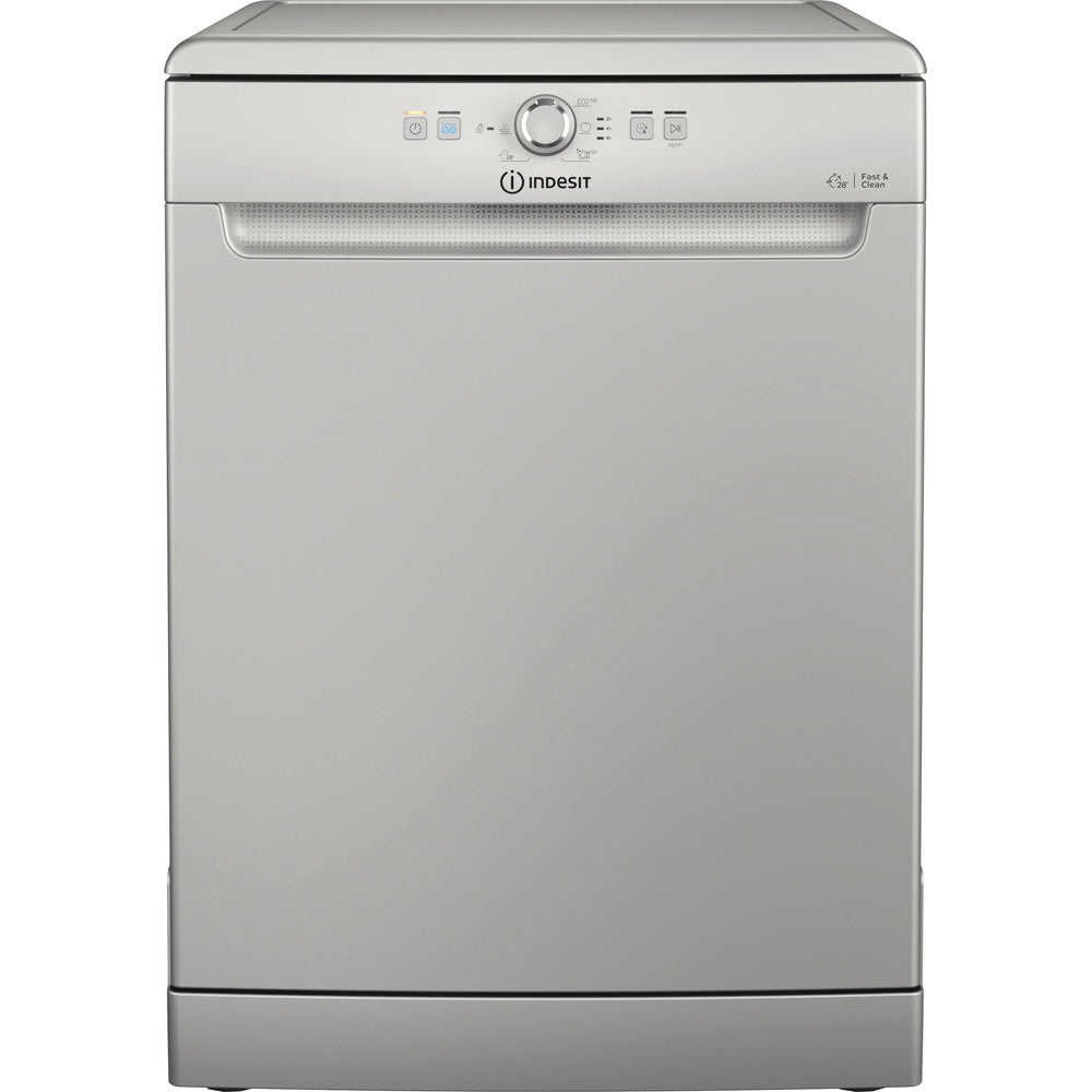 Indesit D2FHK26SUK Dishwasher: full size, silver