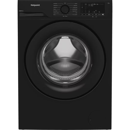 Hotpoint H 101B ANTI STAIN UK 10kg 1400 Spin Washing Machine - Black