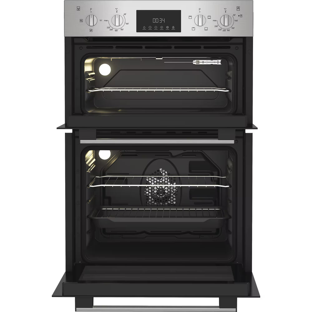 INDESIT DII10DIX - Built In Electric Fan Oven 69L / 36L - Stainless Steel