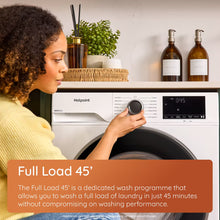 Load image into Gallery viewer, Hotpoint H101ANTISTAINUK - freestanding front loading washing machine 10kg
