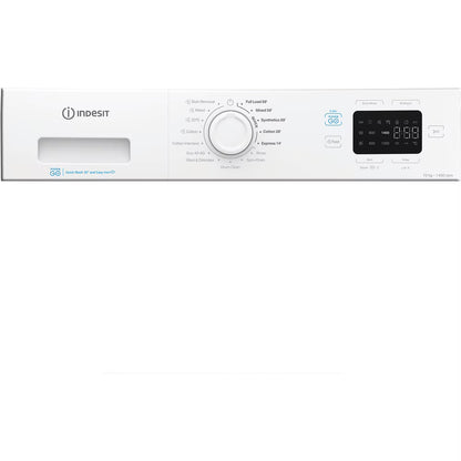 Indesit IP1046PUSHGOUK - 10kg Washing Machine with Steam Technology - White