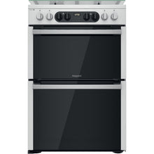 Load image into Gallery viewer, Hotpoint HDM67G8C2CX/UK Dual Fuel Double Fan Ovens 60cm Cooker - Inox
